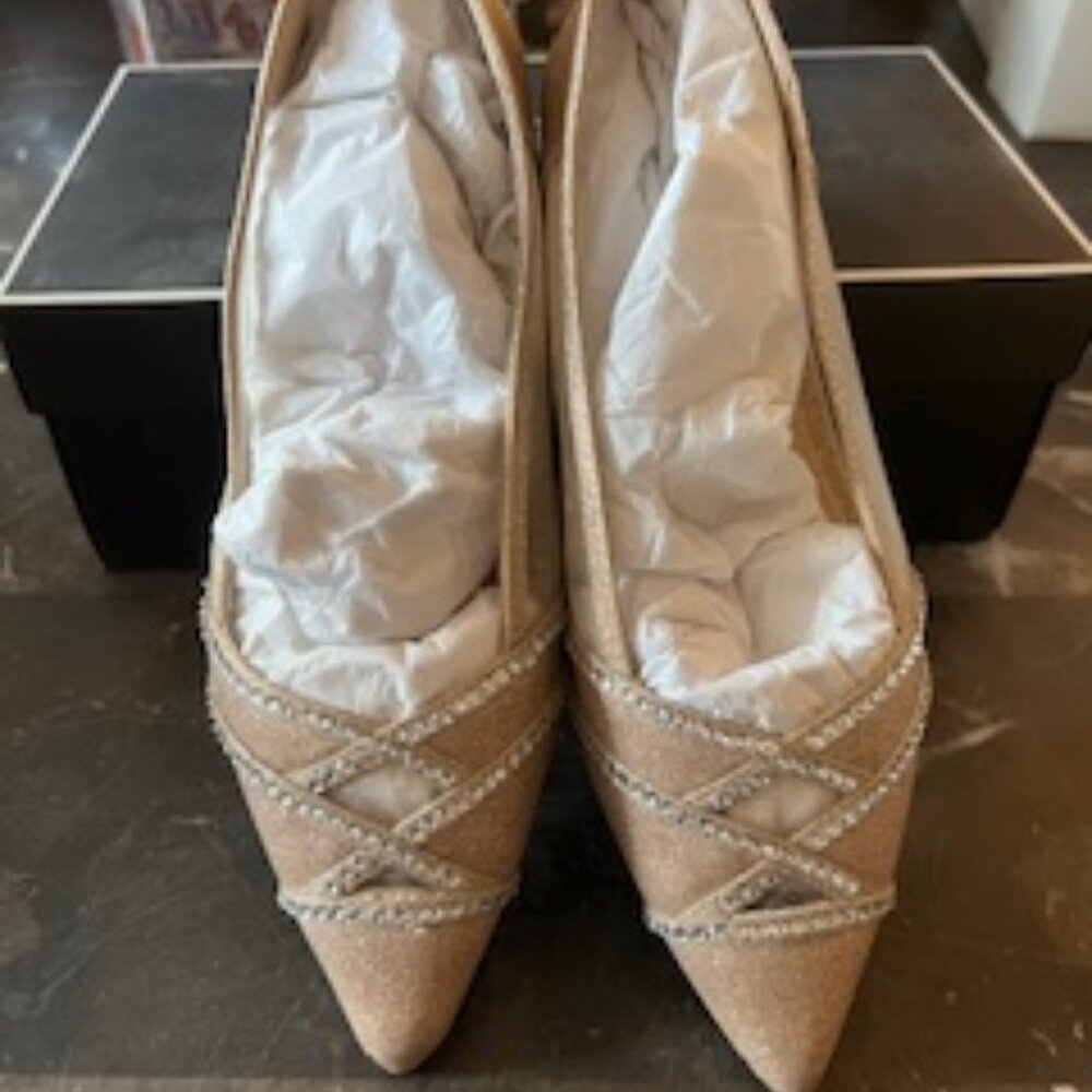 Nina Dress show champaign color sz 5